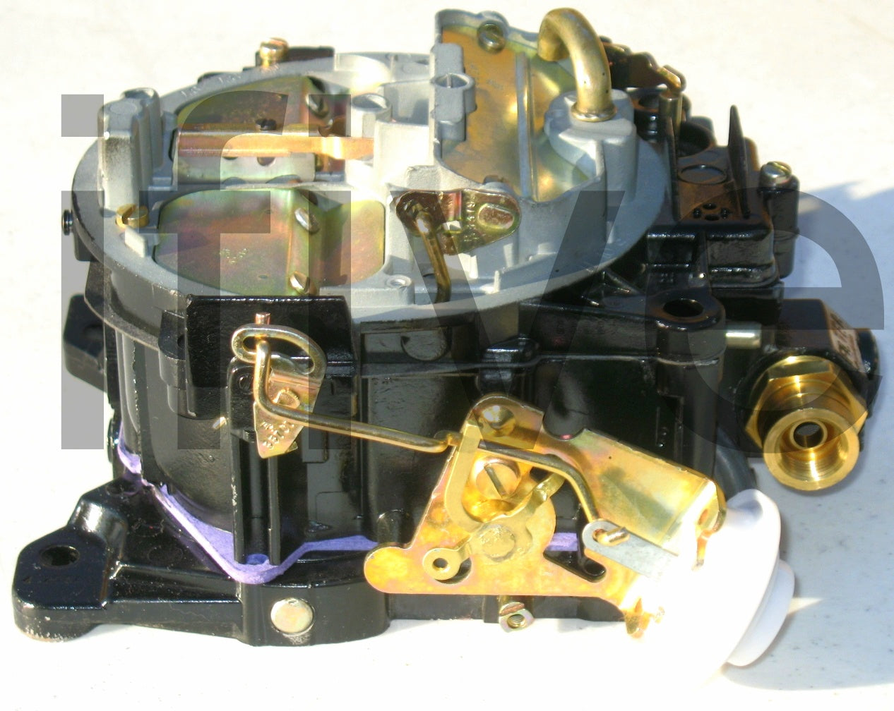 MARINE CARBURETOR 4 BARREL ROCHESTER QUADRAJET 4MV REPLACES 17085010 FOR OMC 3.8 AND 4.3 LITER 6 CYLINDER ENGINES